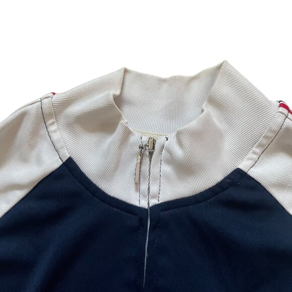 Izod Movement Navy & White Women's Track Jacket Y2K XL - Picture 8 of 10